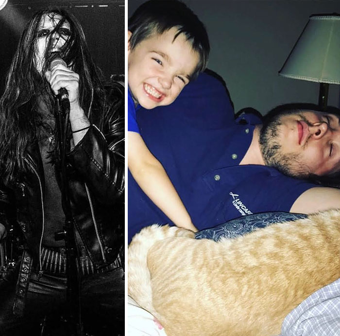 29 parents qui ont partagé des photos d’eux avant et après avoir eu des enfants et la différence est hilarante