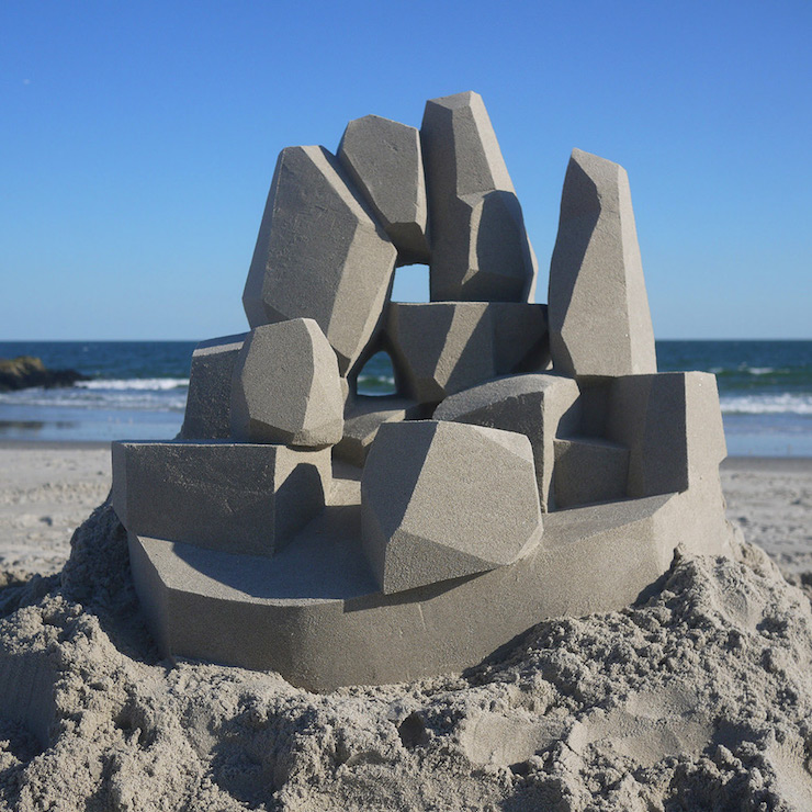 Voici ce qui arrive quand un architecte décide de faire des châteaux de sable (14 photos)