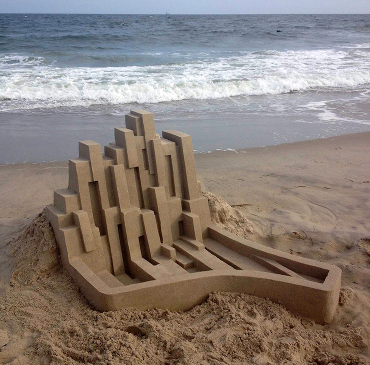 Voici ce qui arrive quand un architecte décide de faire des châteaux de sable (14 photos)