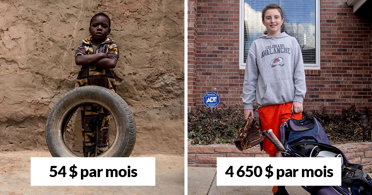 Des enfants de tous revenus révèlent leurs jouets préférés, et ces images vont vous faire réfléchir