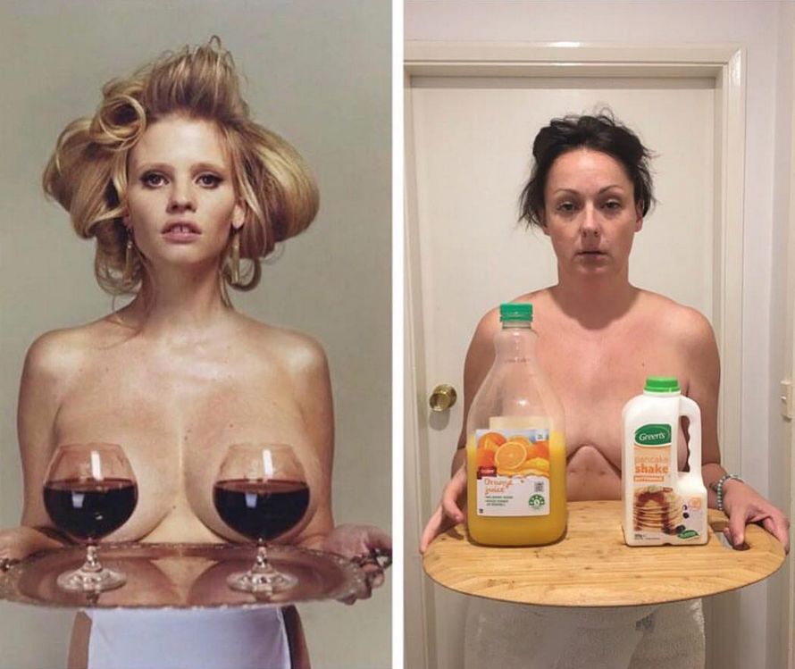 Cette femme qui reproduit les photos instagram de célébrités est de retour, et ces 33 photos vont vous faire rire, c’est garanti