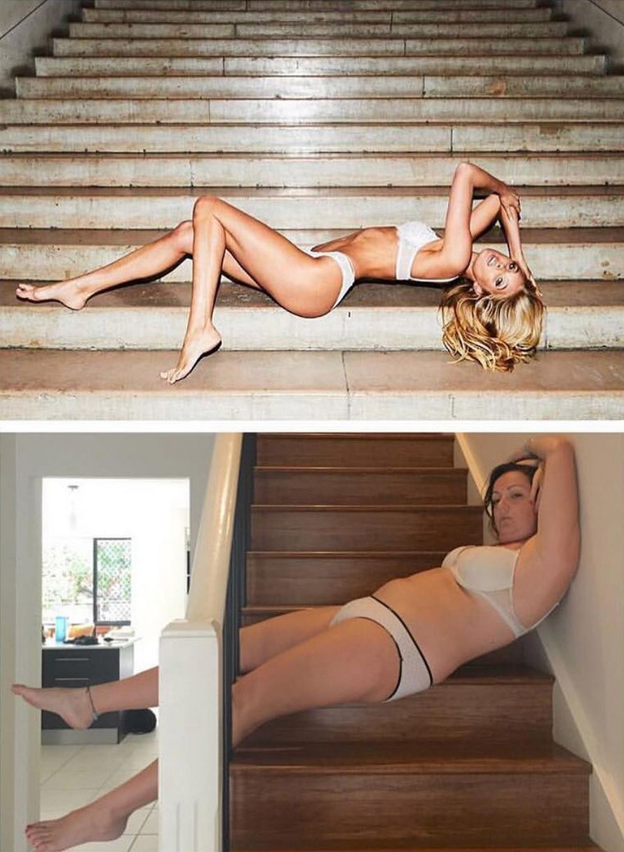 Cette femme qui reproduit les photos instagram de célébrités est de retour, et ces 33 photos vont vous faire rire, c’est garanti