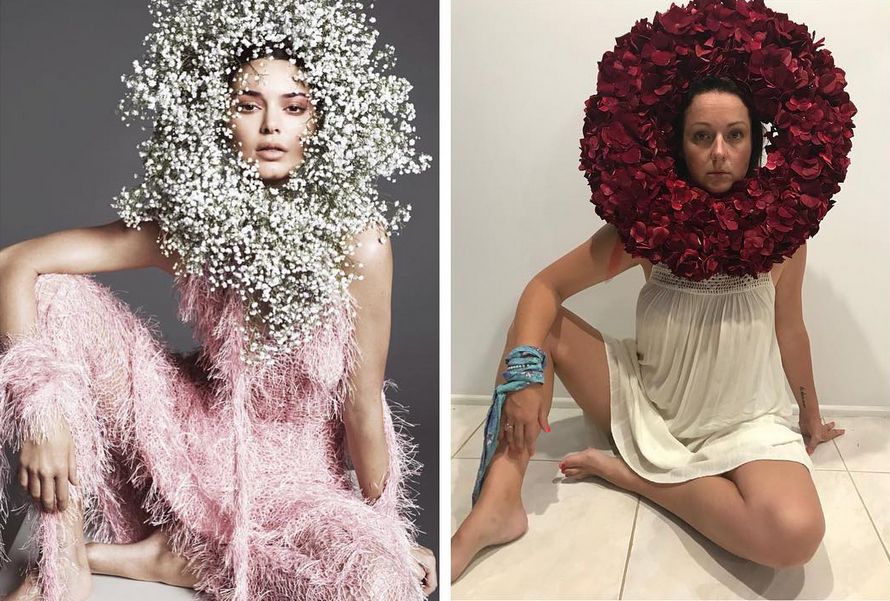 Cette femme qui reproduit les photos instagram de célébrités est de retour, et ces 33 photos vont vous faire rire, c’est garanti