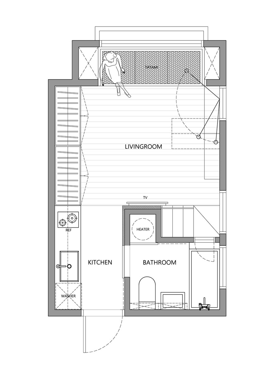 Les gens ont du mal à croire que cet appartement fait seulement 22 mètres carrés après avoir vu ces images