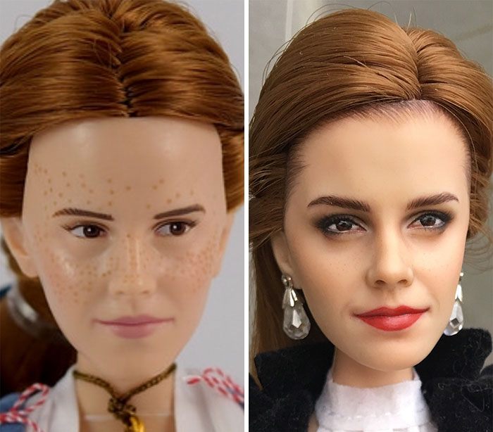 Cette artiste ukrainienne démaquille des poupées pour les repeindre et le résultat est presque trop réaliste (25 images)