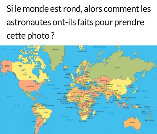 Combien De Personne Croient Que La Terre Est Plate Les internautes sont incapables d’arrêter de se moquer de ceux qui