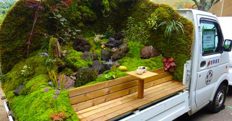 Des Japonais s’affrontent pour voir qui pourra créer le plus beau jardin dans l’arrière de son camion (30 images)