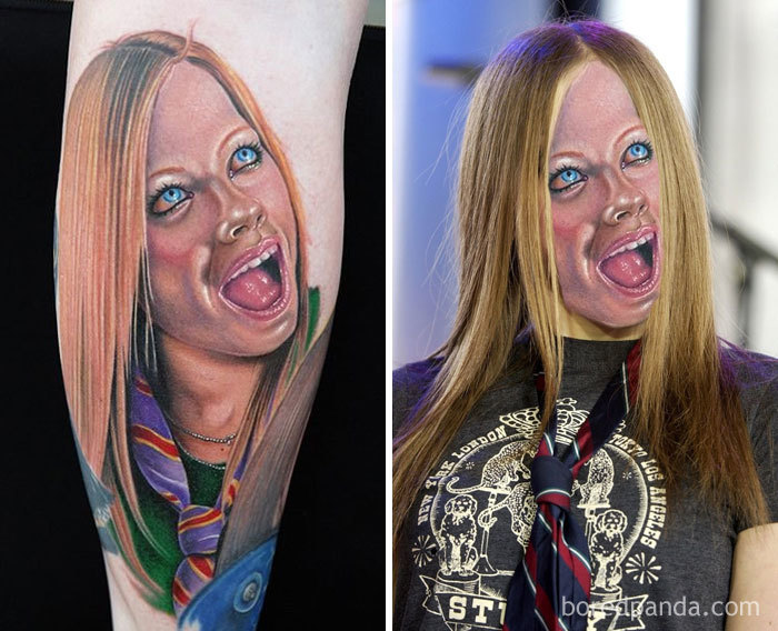 On a échangé 33 tatouages avec des visages pour te montrer ...