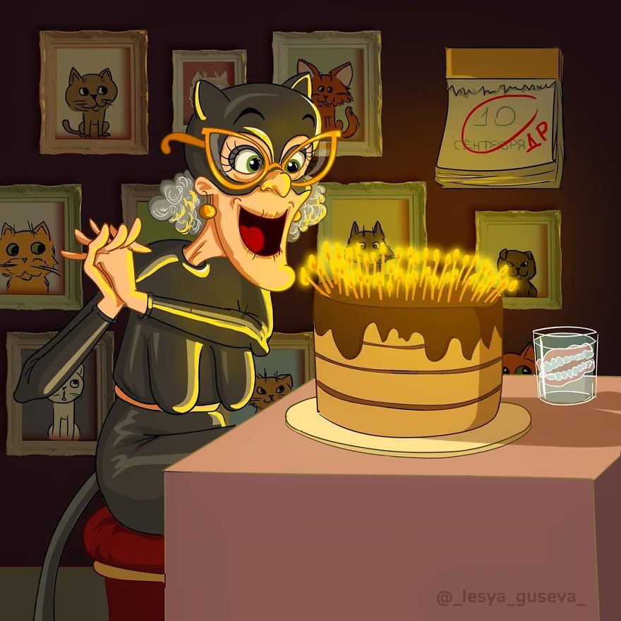 Une artiste russe montre ce qui arriverait si des personnages célèbres vieillissaient et Thor est trop mignon