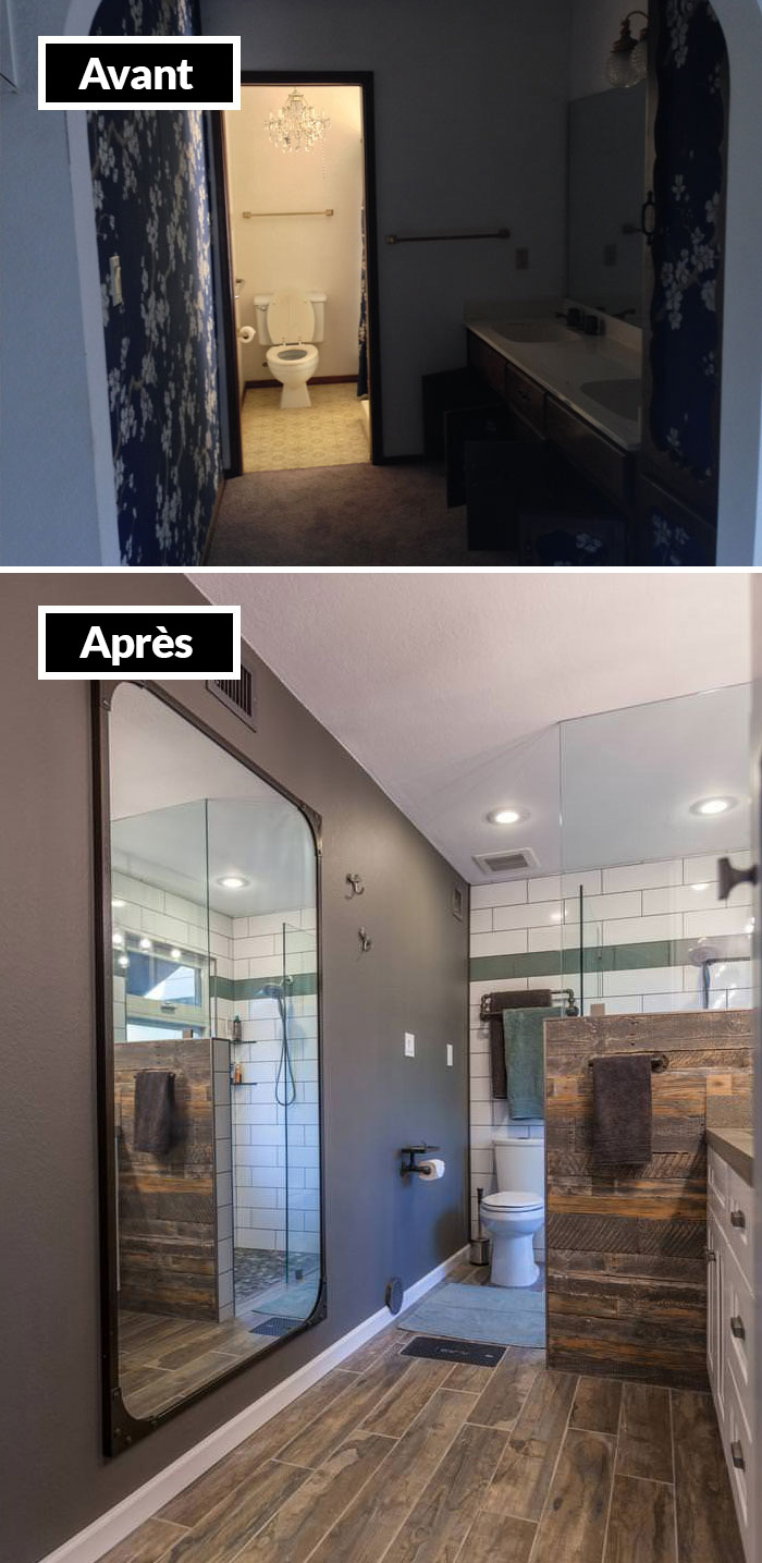 22 pièces avant et après un relookage qui vont vous donner des tonnes d’idées pour votre maison