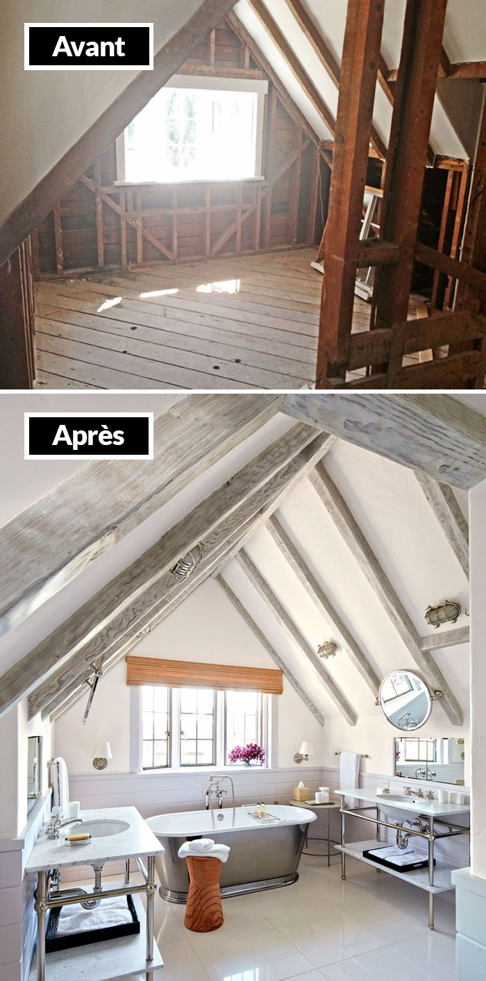 22 pièces avant et après un relookage qui vont vous donner des tonnes d’idées pour votre maison