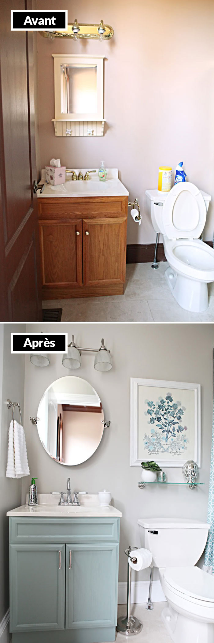 22 pièces avant et après un relookage qui vont vous donner des tonnes d’idées pour votre maison