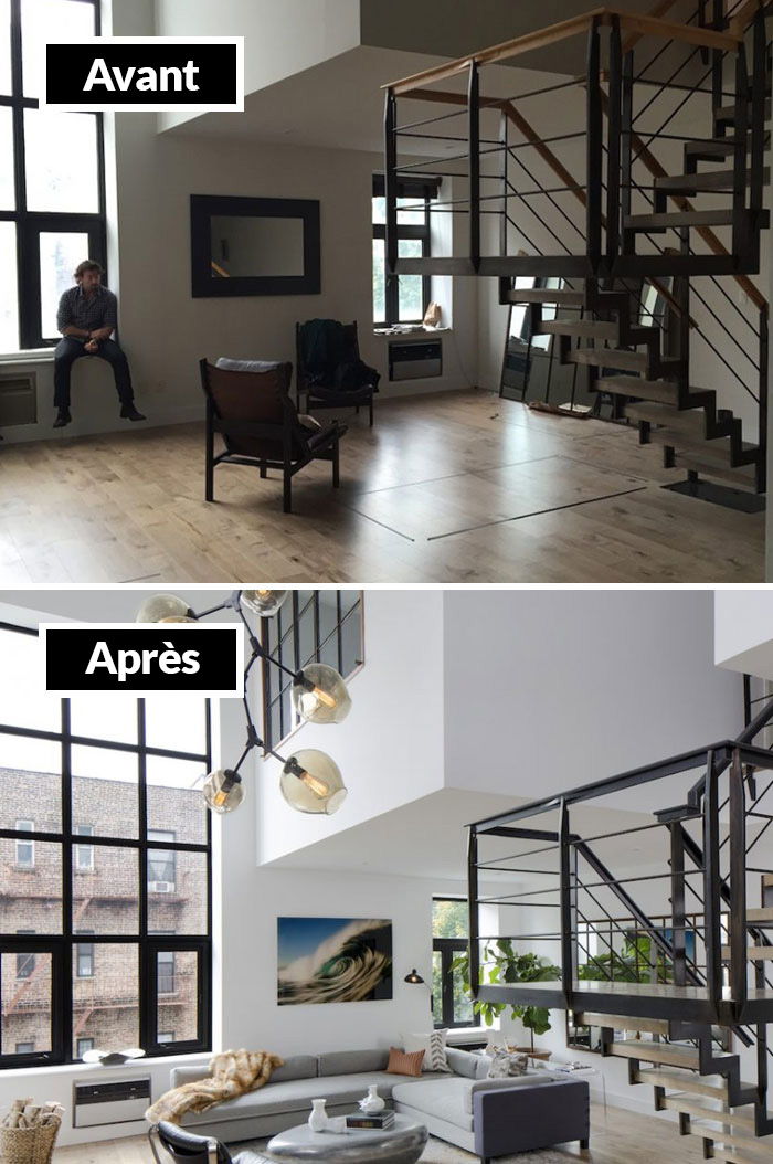 22 pièces avant et après un relookage qui vont vous donner des tonnes d’idées pour votre maison