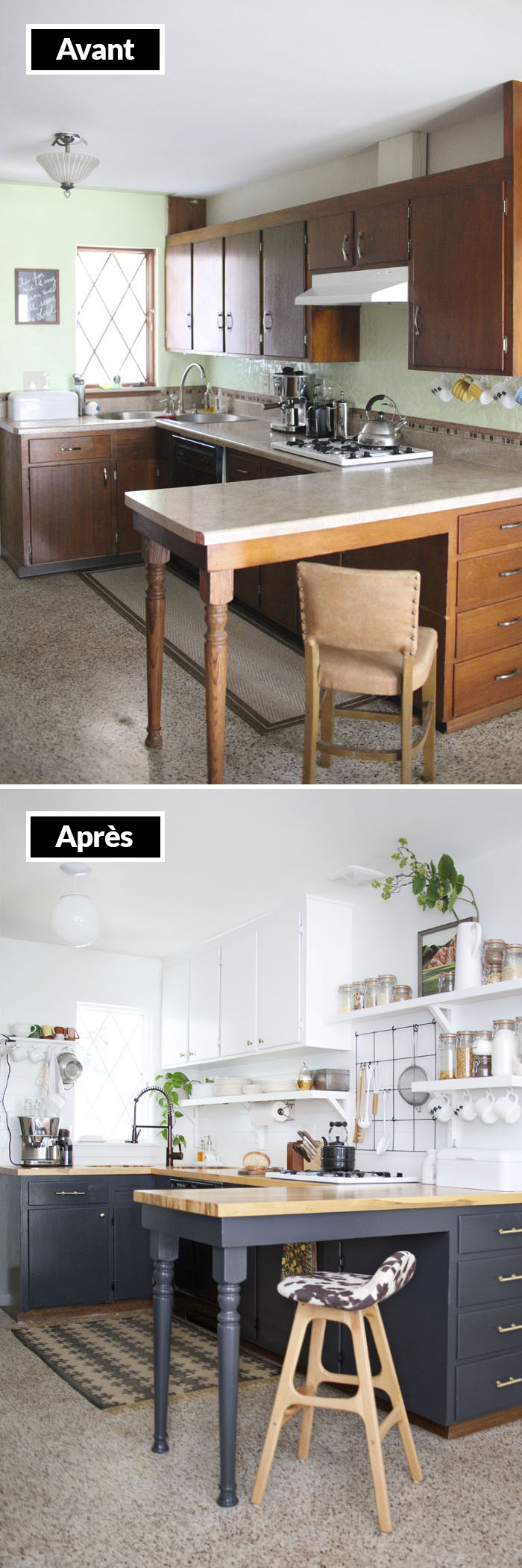 22 pièces avant et après un relookage qui vont vous donner des tonnes d’idées pour votre maison