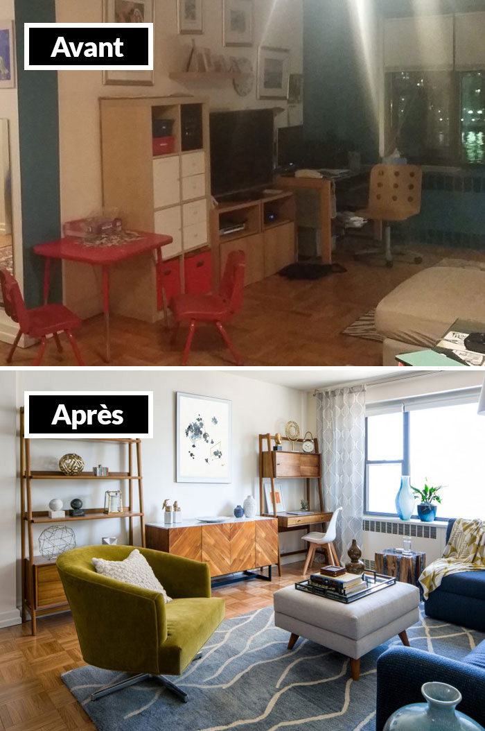 22 pièces avant et après un relookage qui vont vous donner des tonnes d’idées pour votre maison