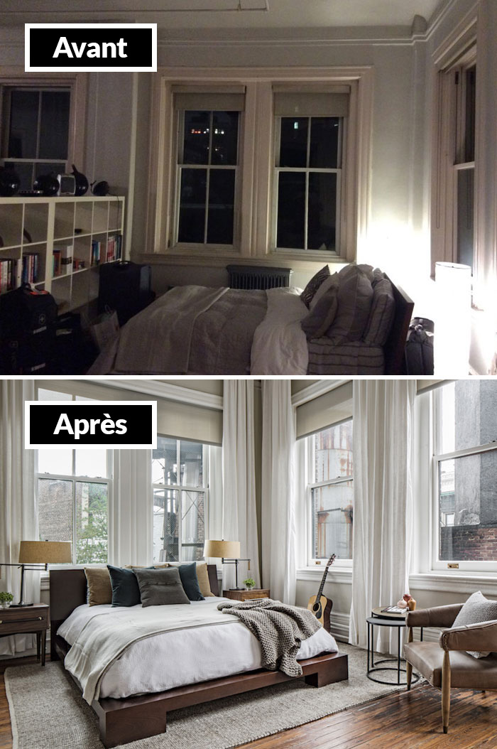 22 pièces avant et après un relookage qui vont vous donner des tonnes d’idées pour votre maison