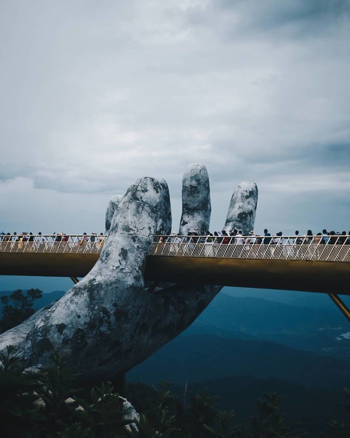 Ce pont à couper le souffle au Vietnam vient juste d’ouvrir et il semble sorti tout droit du Seigneur des anneaux