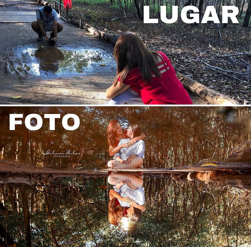 Ce photographe continue de surprendre les internautes avec les coulisses de ses photos