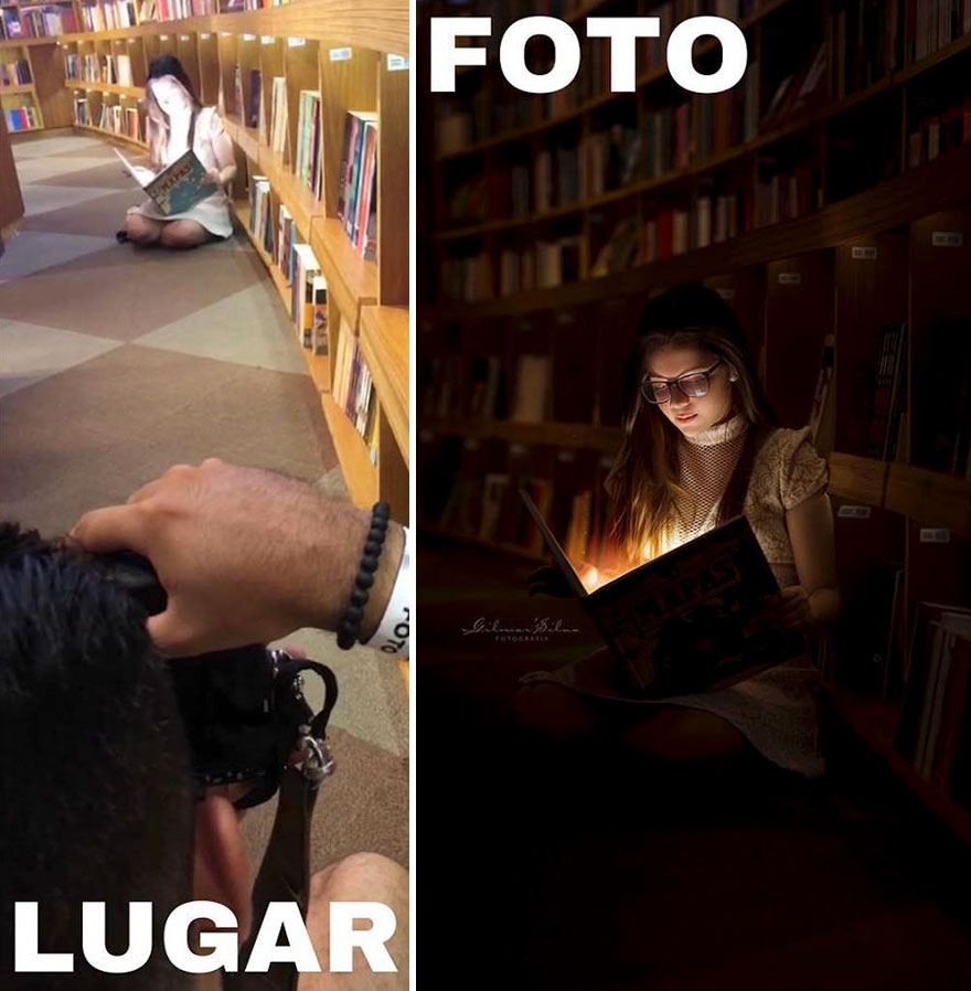 Ce photographe continue de surprendre les internautes avec les coulisses de ses photos