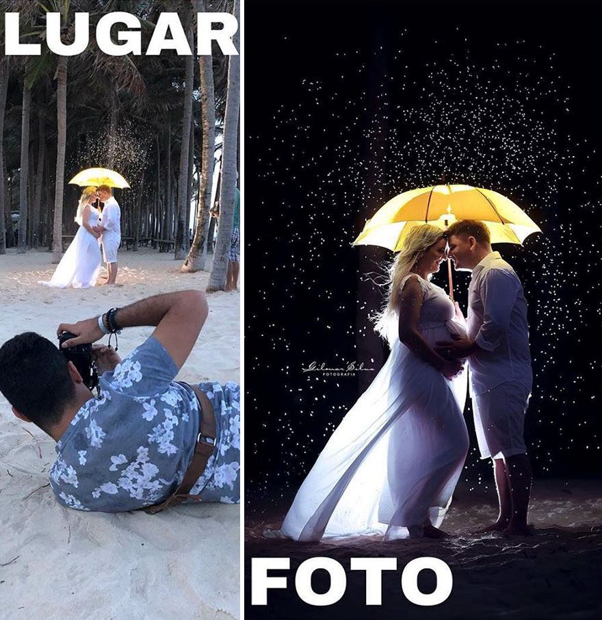 Ce photographe continue de surprendre les internautes avec les coulisses de ses photos