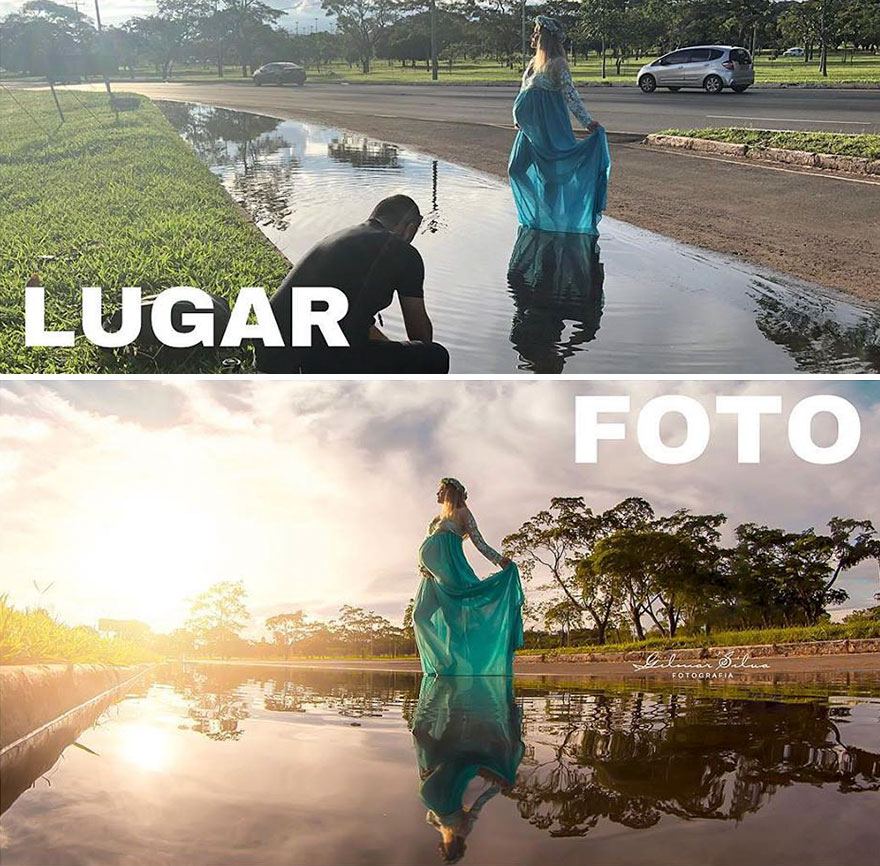Ce photographe continue de surprendre les internautes avec les coulisses de ses photos