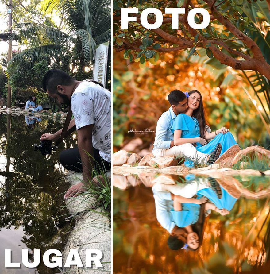 Ce photographe continue de surprendre les internautes avec les coulisses de ses photos