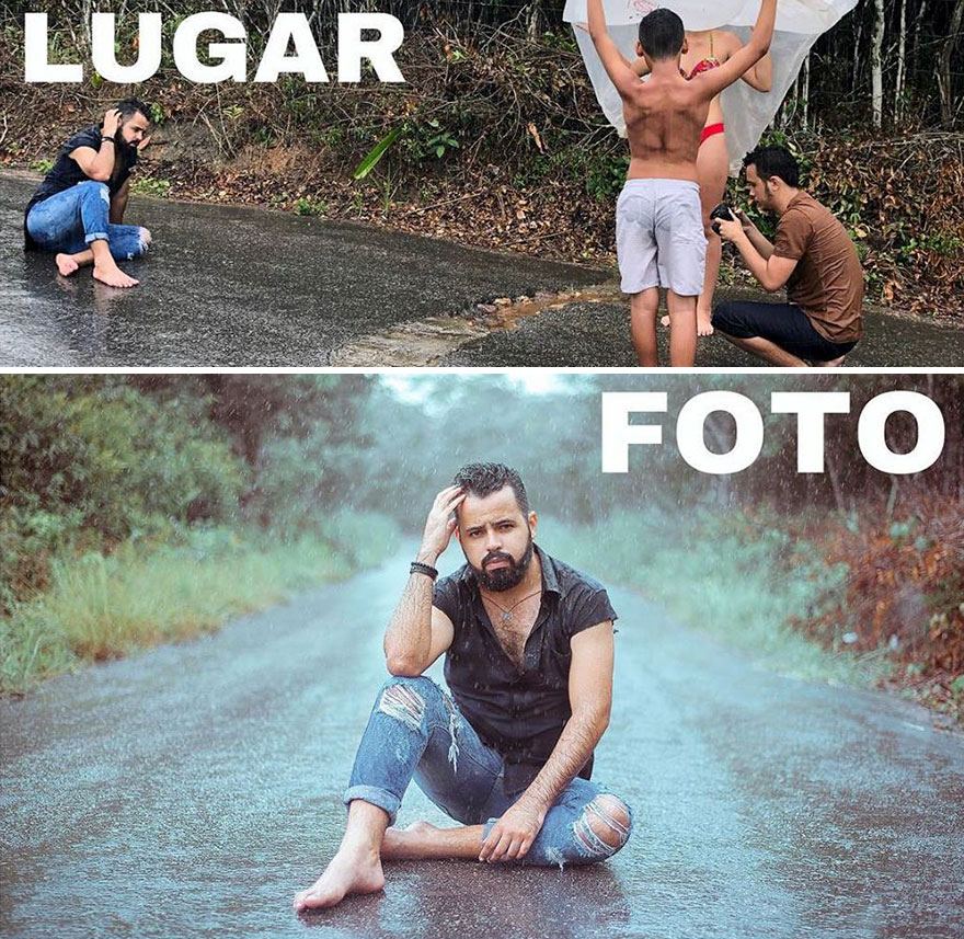 Ce photographe continue de surprendre les internautes avec les coulisses de ses photos