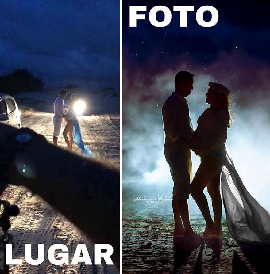 Ce photographe continue de surprendre les internautes avec les coulisses de ses photos