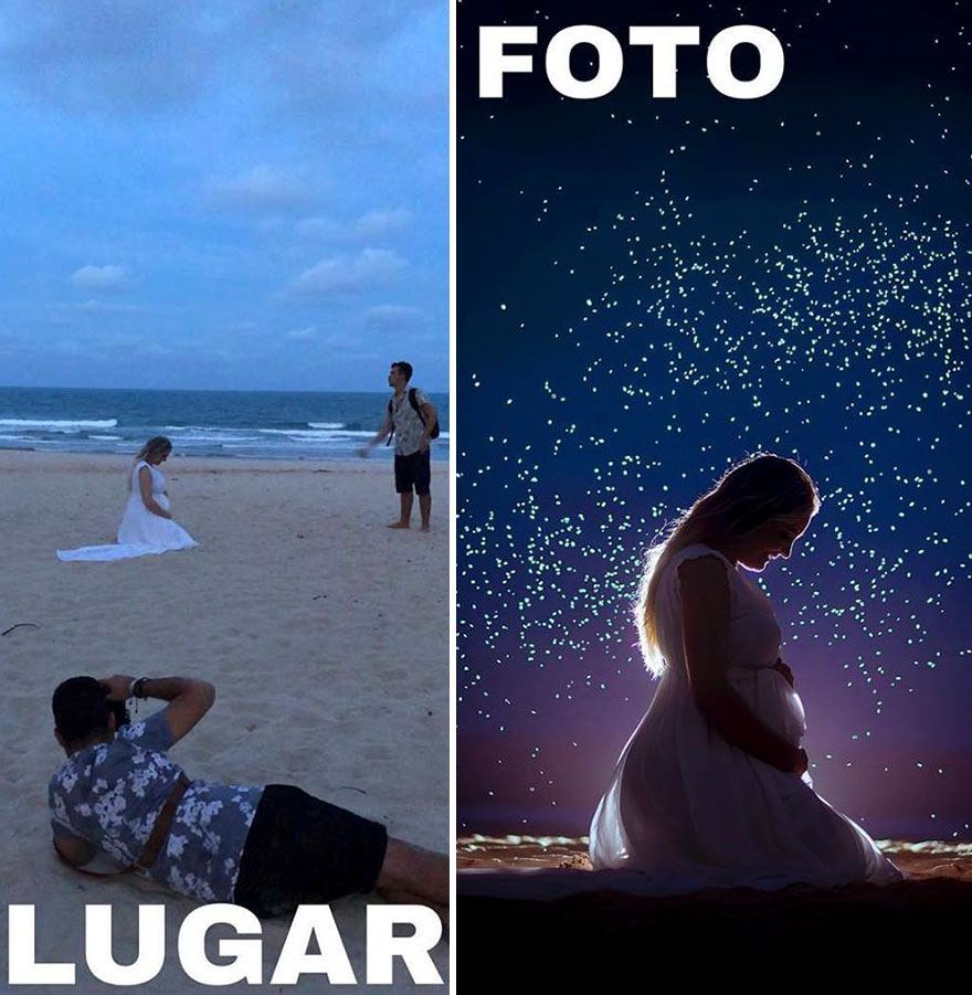 Ce photographe continue de surprendre les internautes avec les coulisses de ses photos