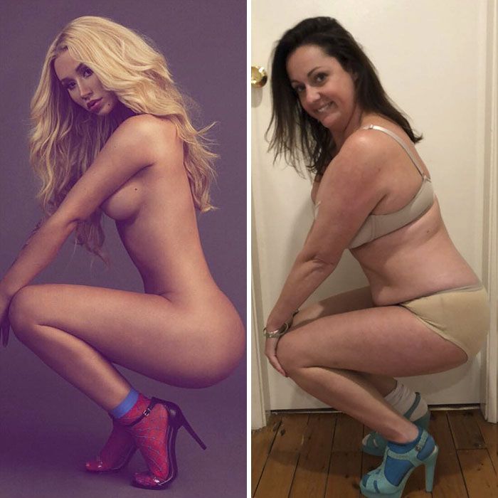 Cette femme continue d’imiter les célébrités sur Instagram, et le résultat est mieux que l’original (nouvelles images)