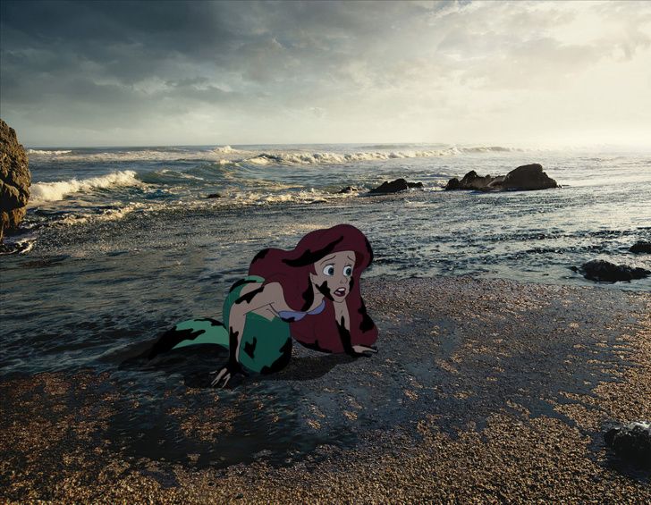 Cet artiste présente un monde de Disney ravagé, et il nous fait penser à sauver le nôtre (17 images)