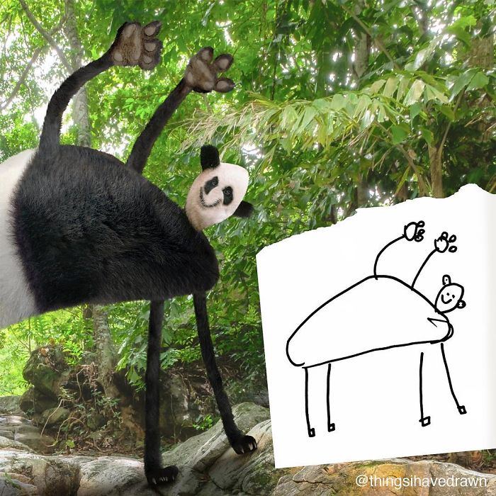 Ce papa montre ce qui arriverait si les dessins d enfants