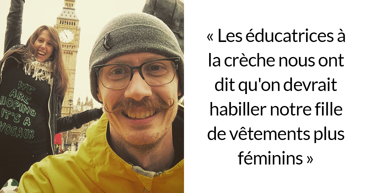 Quelqu’un à la crèche a dit à ces parents d’habiller leur fille de façon plus « féminine » et ils ont eu la meilleure réponse