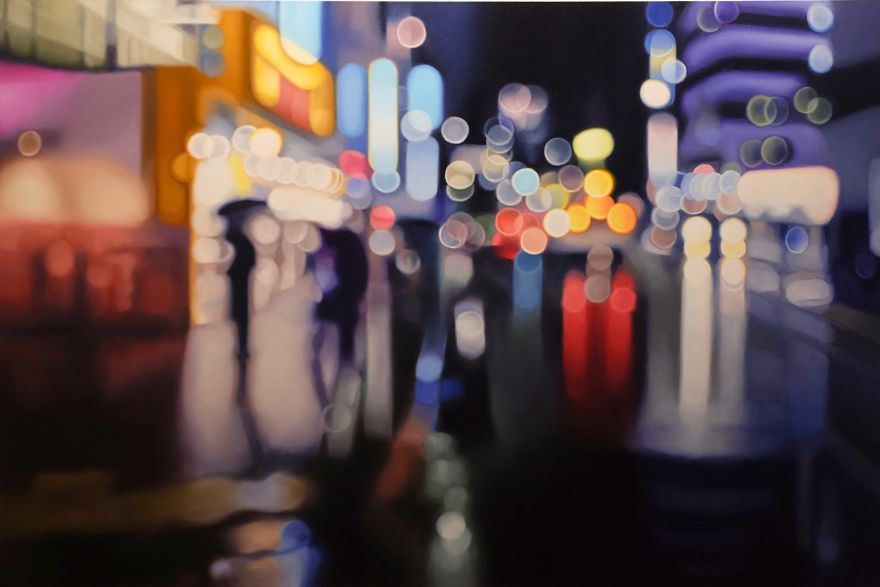 Voici comment les gens avec une mauvaise vue voient le monde lorsqu’ils enlèvent leurs lunettes (29 peintures à l’huile)