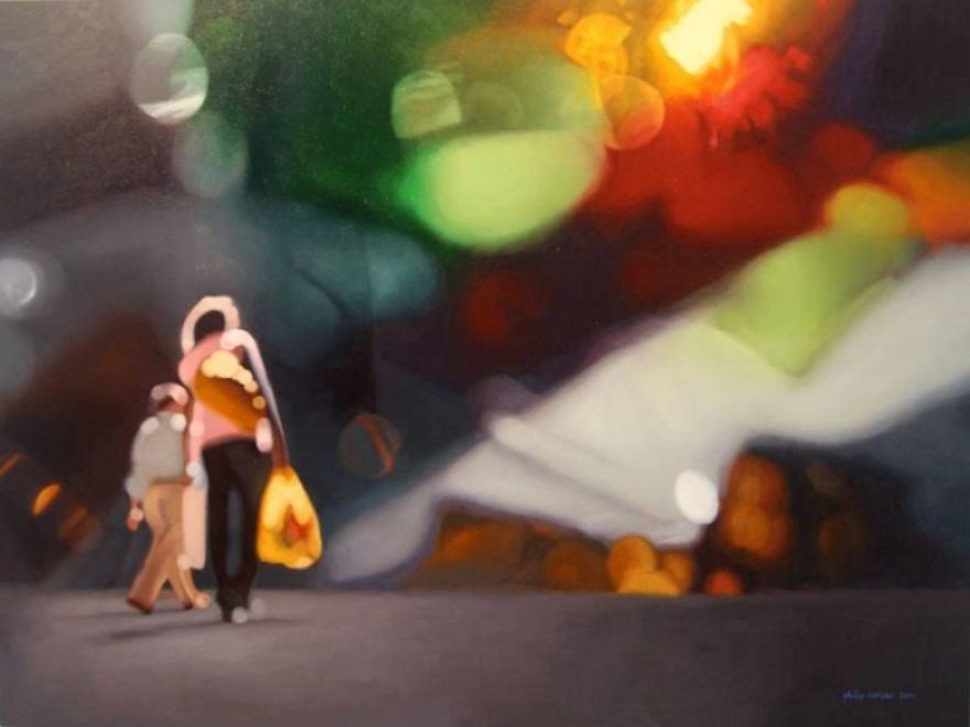 Voici comment les gens avec une mauvaise vue voient le monde lorsqu’ils enlèvent leurs lunettes (29 peintures à l’huile)