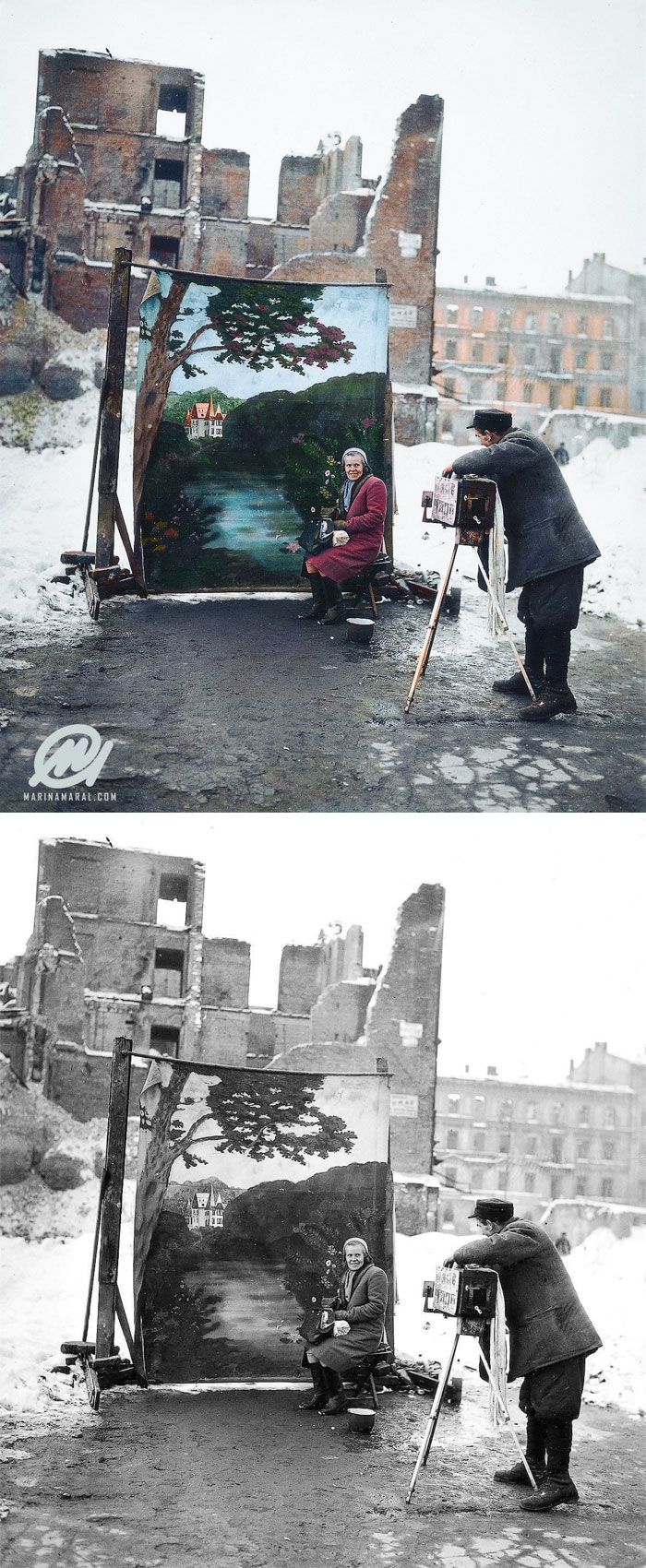 Cette artiste colorise d’anciennes photos noir et blanc et ça fait une énorme différence dans la façon dont nous voyons les événements du passé