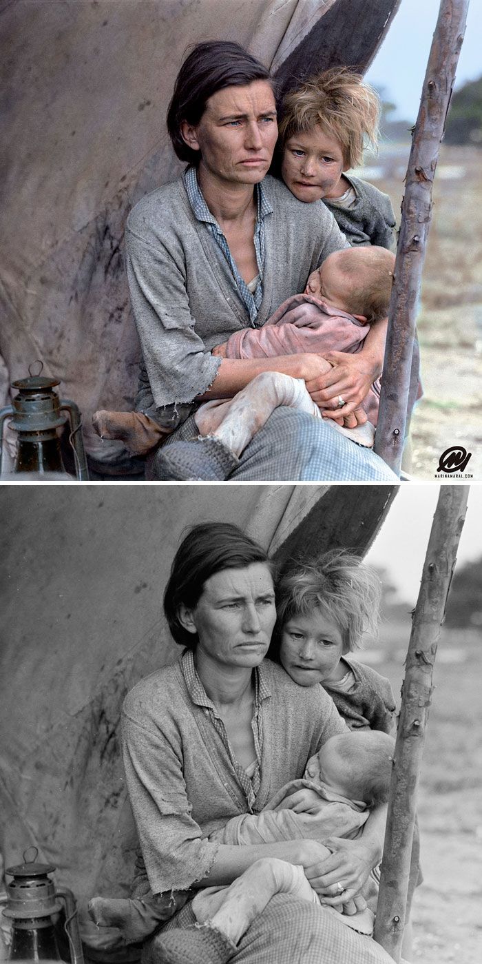 Cette artiste colorise d’anciennes photos noir et blanc et ça fait une énorme différence dans la façon dont nous voyons les événements du passé