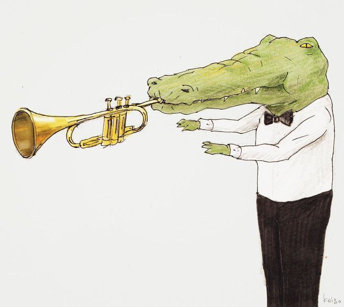 22 problèmes d’un crocodile présentés de façon hilarante par l’artiste japonais Keigo