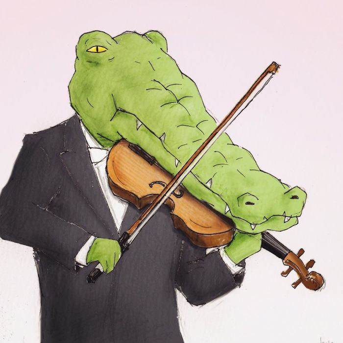 22 problèmes d’un crocodile présentés de façon hilarante par l’artiste japonais Keigo