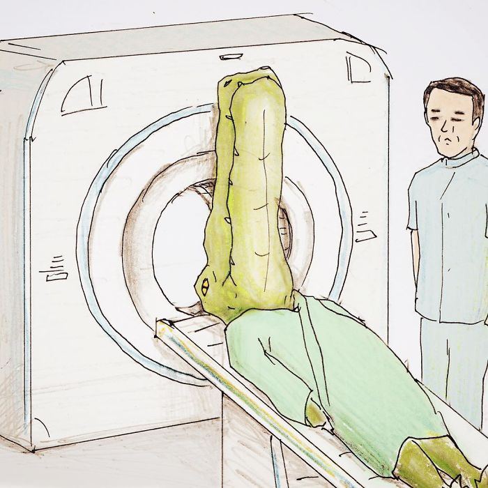 22 problèmes d’un crocodile présentés de façon hilarante par l’artiste japonais Keigo