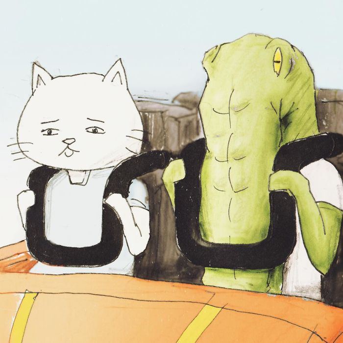 22 problèmes d’un crocodile présentés de façon hilarante par l’artiste japonais Keigo