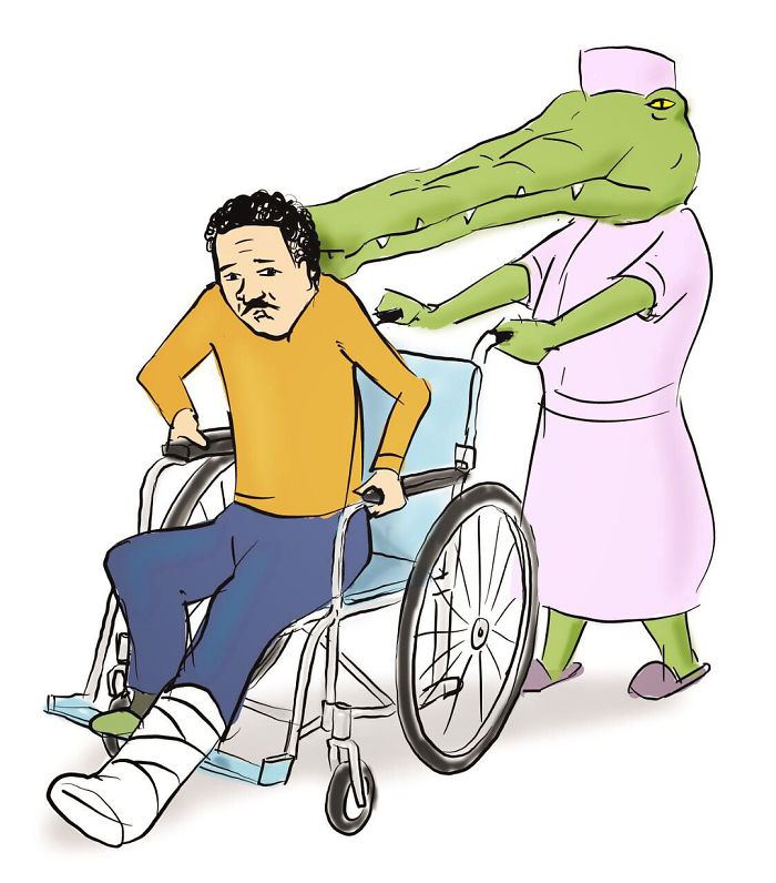 22 problèmes d’un crocodile présentés de façon hilarante par l’artiste japonais Keigo