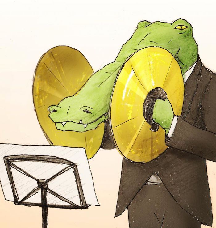22 problèmes d’un crocodile présentés de façon hilarante par l’artiste japonais Keigo
