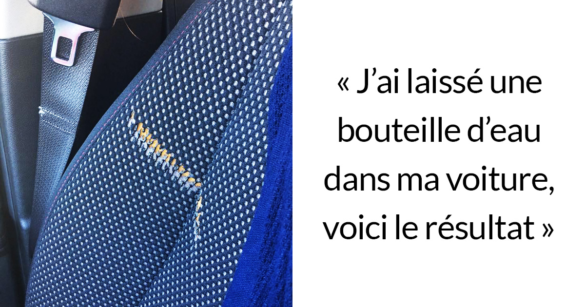 Les pompiers avertissent les gens de ne pas laisser leurs bouteilles d’eau dans la voiture
