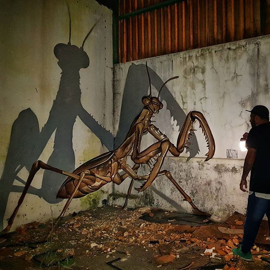 Cet artiste de rue crée des graffitis 3D qui brouillent les frontières entre l’art et la réalité et c’est plus qu’impressionnant