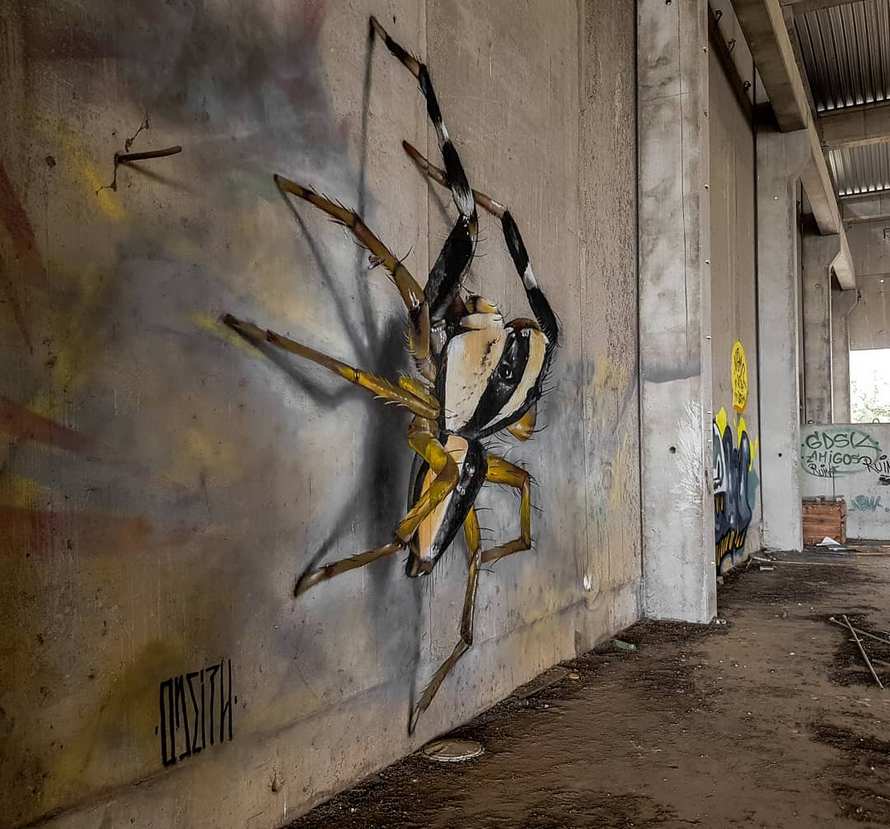 Cet artiste de rue crée des graffitis 3D qui brouillent les frontières entre l’art et la réalité et c’est plus qu’impressionnant