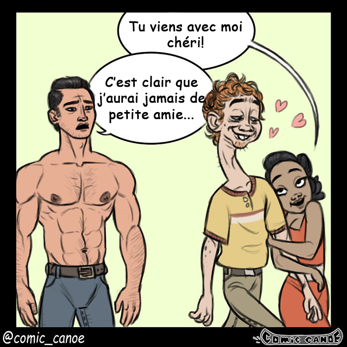 Cet artiste nous montre ce qui arriverait si les humains draguaient comme les animaux et c’est hilarant