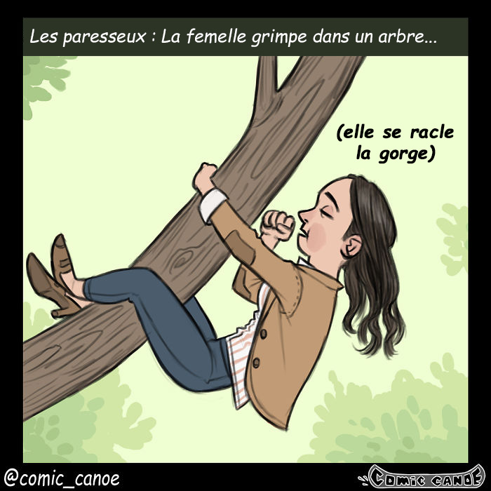 Cet artiste nous montre ce qui arriverait si les humains draguaient comme les animaux et c’est hilarant