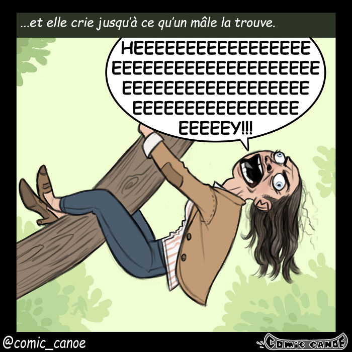Cet artiste nous montre ce qui arriverait si les humains draguaient comme les animaux et c’est hilarant