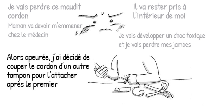 Cette fille a raconté la fois où elle a porté un tampon pour la première fois et il est difficile de ne pas rire
